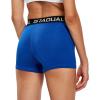 imageG Gradual Womens Spandex Compression Volleyball Shorts 3quot 7quot Workout Pro Shorts for Women3 PackblackBlueGray