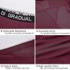 imageG Gradual Womens Spandex Compression Volleyball Shorts 3quot 7quot Workout Pro Shorts for Women3 PackblackGrayWine Red