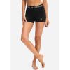imageG Gradual Womens Spandex Compression Volleyball Shorts 3quot 7quot Workout Pro Shorts for Women3 PackblackWhiteCharcoal Pockets