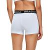imageG Gradual Womens Spandex Compression Volleyball Shorts 3quot 7quot Workout Pro Shorts for Women3 PackwhiteBlueGray