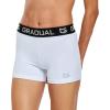 imageG Gradual Womens Spandex Compression Volleyball Shorts 3quot 7quot Workout Pro Shorts for WomenWhite
