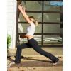 imageG Gradual Womens Yoga Pants with Pockets Flare Leggings High Waist Yoga Dress Pants Bootcut Casual WorkBlack