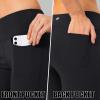 imageG Gradual Womens Yoga Pants with Pockets Flare Leggings High Waist Yoga Dress Pants Bootcut Casual WorkBlack