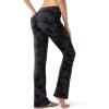 imageG Gradual Womens Yoga Pants with Pockets Flare Leggings High Waist Yoga Dress Pants Bootcut Casual WorkBlack Camo