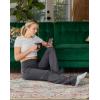 imageG Gradual Womens Yoga Pants with Pockets Flare Leggings High Waist Yoga Dress Pants Bootcut Casual WorkCharcoal