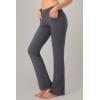 imageG Gradual Womens Yoga Pants with Pockets Flare Leggings High Waist Yoga Dress Pants Bootcut Casual WorkCharcoal