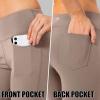 imageG Gradual Womens Yoga Pants with Pockets Flare Leggings High Waist Yoga Dress Pants Bootcut Casual WorkDark Khaki