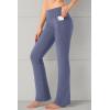 imageG Gradual Womens Yoga Pants with Pockets Flare Leggings High Waist Yoga Dress Pants Bootcut Casual WorkDusty Blue