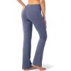 imageG Gradual Womens Yoga Pants with Pockets Flare Leggings High Waist Yoga Dress Pants Bootcut Casual WorkDusty Blue