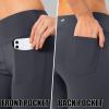 imageG Gradual Womens Yoga Pants with Pockets Flare Leggings High Waist Yoga Dress Pants Bootcut Casual WorkGrey
