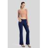 imageG Gradual Womens Yoga Pants with Pockets Flare Leggings High Waist Yoga Dress Pants Bootcut Casual WorkNavy