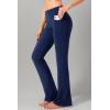 imageG Gradual Womens Yoga Pants with Pockets Flare Leggings High Waist Yoga Dress Pants Bootcut Casual WorkNavy