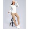 imageWomens Golf Shirts Lightweight UPF 50 Long Sleeve Shirts UV Protection Quick Dry Cool Polo Shirts for Women Work OutdoorBlack Dot