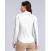 imageWomens Golf Shirts Lightweight UPF 50 Long Sleeve Shirts UV Protection Quick Dry Cool Polo Shirts for Women Work OutdoorBlack Dot