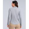 imageWomens Golf Shirts Lightweight UPF 50 Long Sleeve Shirts UV Protection Quick Dry Cool Polo Shirts for Women Work OutdoorLight Grey