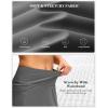 imageWomens Golf Skirts Skort 4 Side Pockets High Waisted Stretchy Tennis Skirt with Short Athletic CasualIron Grey