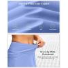 imageWomens Golf Skirts Skort 4 Side Pockets High Waisted Stretchy Tennis Skirt with Short Athletic CasualLight Blue