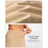 imageWomens Golf Skirts Skort 4 Side Pockets High Waisted Stretchy Tennis Skirt with Short Athletic CasualLight Khaki