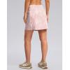 imageWomens Golf Skirts Skort 4 Side Pockets High Waisted Stretchy Tennis Skirt with Short Athletic CasualPink Paisley
