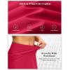 imageWomens Golf Skirts Skort 4 Side Pockets High Waisted Stretchy Tennis Skirt with Short Athletic CasualRed