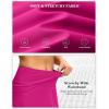 imageWomens Golf Skirts Skort 4 Side Pockets High Waisted Stretchy Tennis Skirt with Short Athletic CasualRose
