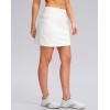 imageWomens Golf Skirts Skort 4 Side Pockets High Waisted Stretchy Tennis Skirt with Short Athletic CasualWhite