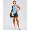 imageWomens Workout Tops Racerback Athletic Tank Tops Sleeveless Loose Fit Yoga Running Gym Shirts for WomenHaze Blue