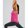 imageWomens Workout Tops Racerback Athletic Tank Tops Sleeveless Loose Fit Yoga Running Gym Shirts for WomenMagenta