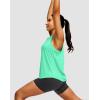 imageWomens Workout Tops Racerback Athletic Tank Tops Sleeveless Loose Fit Yoga Running Gym Shirts for WomenMint Green