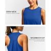 imageWomens Workout Tops Racerback Athletic Tank Tops Sleeveless Loose Fit Yoga Running Gym Shirts for WomenRoyal Blue
