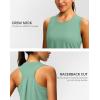 imageWomens Workout Tops Racerback Athletic Tank Tops Sleeveless Loose Fit Yoga Running Gym Shirts for WomenSage