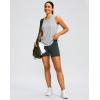 imageWomens Workout Tops Racerback Athletic Tank Tops Sleeveless Loose Fit Yoga Running Gym Shirts for WomenSilver Mist