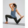 imageWomens Workout Tops Racerback Athletic Tank Tops Sleeveless Loose Fit Yoga Running Gym Shirts for WomenSlate Blue