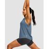 imageWomens Workout Tops Racerback Athletic Tank Tops Sleeveless Loose Fit Yoga Running Gym Shirts for WomenSlate Blue