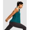 imageWomens Workout Tops Racerback Athletic Tank Tops Sleeveless Loose Fit Yoga Running Gym Shirts for WomenTeal