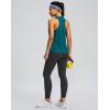 imageWomens Workout Tops Racerback Athletic Tank Tops Sleeveless Loose Fit Yoga Running Gym Shirts for WomenTeal