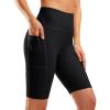 imageG Gradual Womens 9quot High Waisted Swim Board Shorts Tummy Control Swimsuit Bottoms for Women with Liner PocketsBlack
