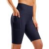 imageG Gradual Womens 9quot High Waisted Swim Board Shorts Tummy Control Swimsuit Bottoms for Women with Liner PocketsNavy
