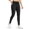 imageG Gradual Womens Fleece Lined Winter Leggings High Waisted Water Resistant Thermal Hiking Ski Pants for Women with PocketsBlack