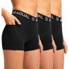 3 Pack:black/Black/Black Pockets