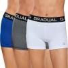 3 Pack:white/Blue/Gray