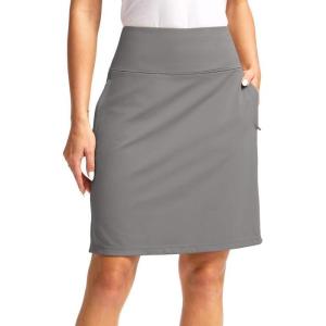 imageG Gradual 20quot Golf Skorts Skirts for Women with 7 Pockets Knee Length Skort Athletic Modest Long Tennis Skirts for WomenLight Grey