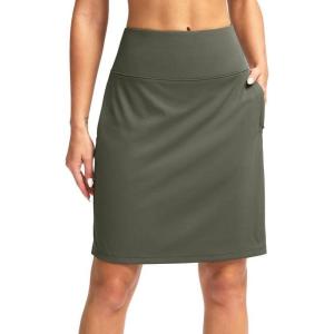 imageG Gradual 20quot Golf Skorts Skirts for Women with 7 Pockets Knee Length Skort Athletic Modest Long Tennis Skirts for WomenSage Green