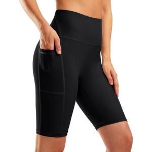 imageG Gradual Womens 9quot High Waisted Swim Board Shorts Tummy Control Swimsuit Bottoms for Women with Liner PocketsBlack