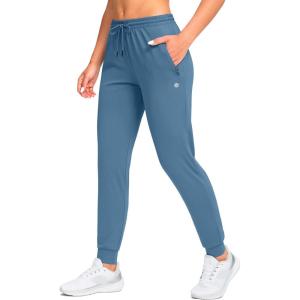 imageG Gradual Womens Joggers Pants with Zipper Pockets Tapered Running Sweatpants for Women Lounge JoggingSlate Blue