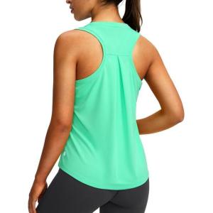 imageWomens Workout Tops Racerback Athletic Tank Tops Sleeveless Loose Fit Yoga Running Gym Shirts for WomenMint Green