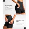 imageG Gradual 18quot Golf Skirts for Women Zipper Pockets Knee Length Skort with Shorts Underneath High Waist Tennis PickleballBlack