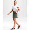 imageG Gradual 18quot Golf Skirts for Women Zipper Pockets Knee Length Skort with Shorts Underneath High Waist Tennis PickleballSage Green