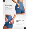 imageG Gradual 18quot Golf Skirts for Women Zipper Pockets Knee Length Skort with Shorts Underneath High Waist Tennis PickleballSlate Blue