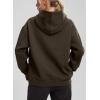 imageG Gradual Hoodies for Women Oversized Fleece Sweatshirt with Pocket Loose Fit Casual Athletic Workout PulloverApricot Brown